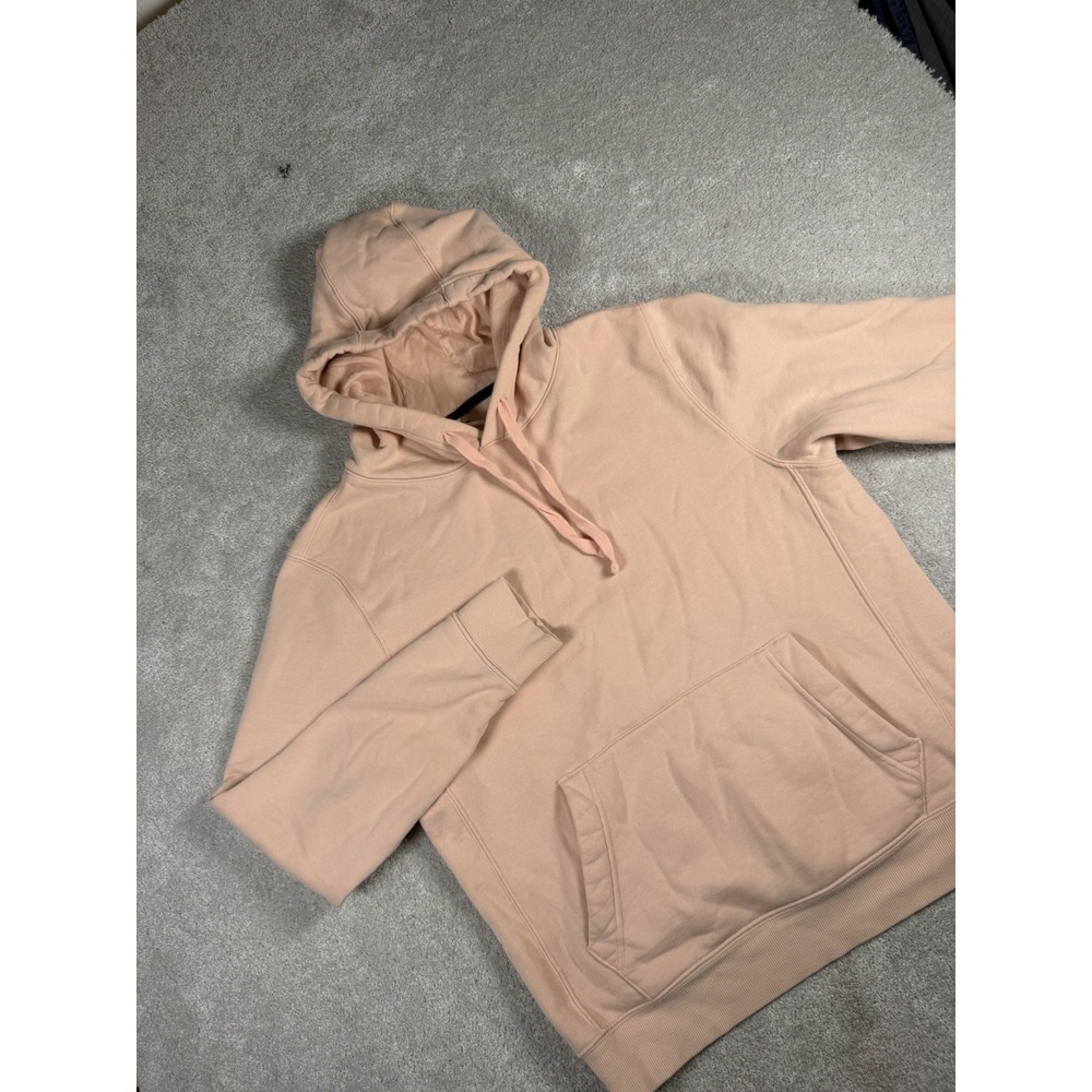 VRST Classic Hoodie Mens Small Minimal Pink  Athletic Hooded Pullover Sweatshirt
